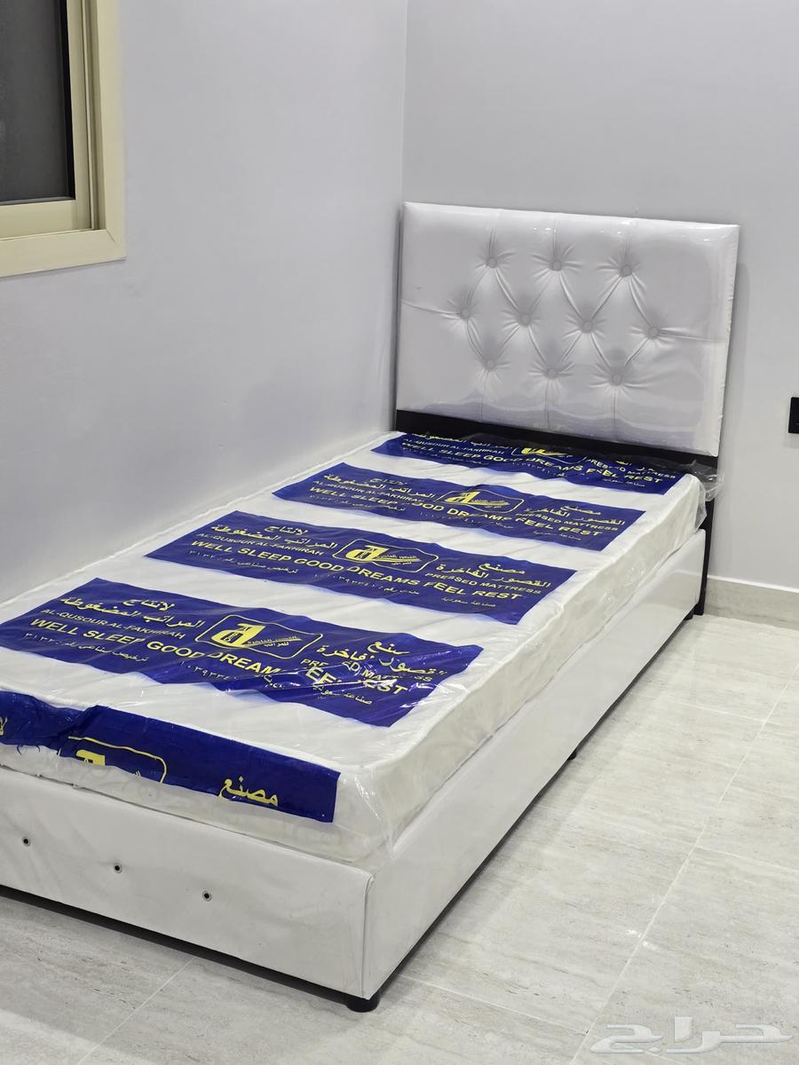 سرير خشب بكس نفر واحد قماش جلد كل الوان موجود جديد64608860569091110