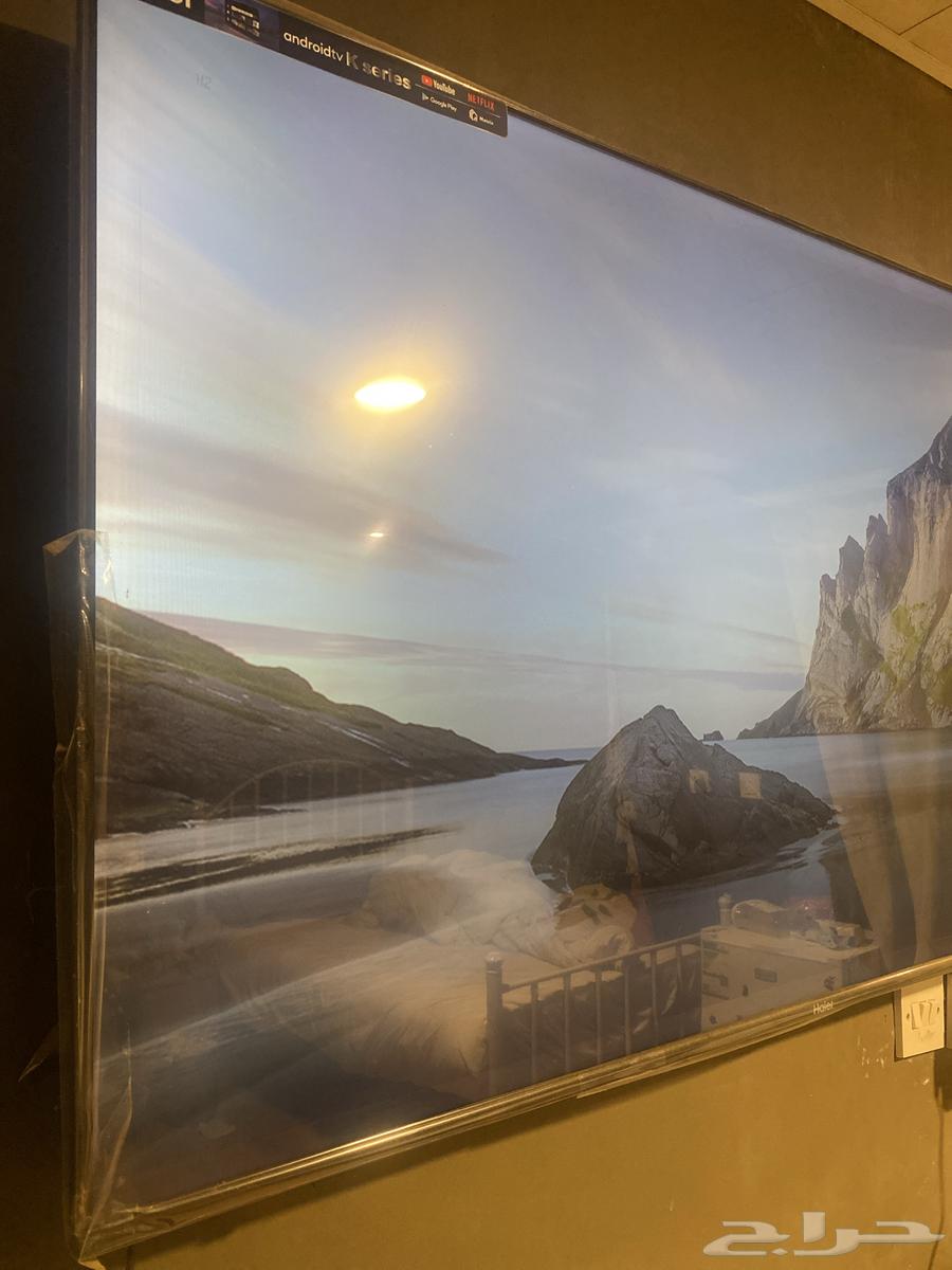 تلفاز 58 بوصة من شركة hair بحالتة الجديدة64607731822721111