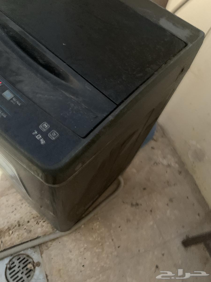 غساله تماتيك 7كيلو نضيفه شبه جديده حار بارد غسيل تنشيف64612847228929110