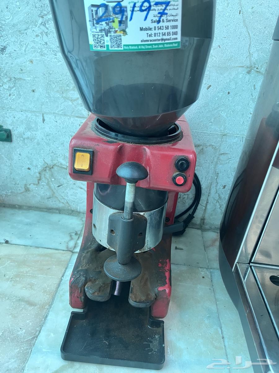 للبيع مكينة كابتشينو واسبرسو وطحانة بن64614148324353110