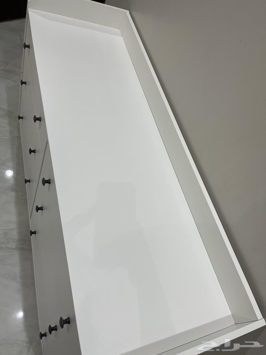 خزانة  دولاب ب 6 أدراج  أبيض   138x84 سم64610555215619113