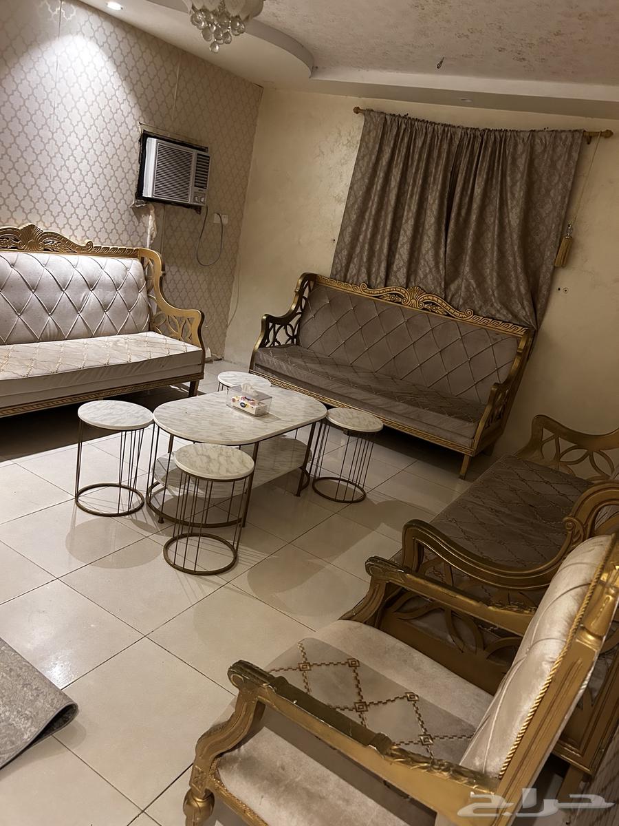 كنب 3 قطع مع 2 كنب مفرد كلاسيكي64607484093826113