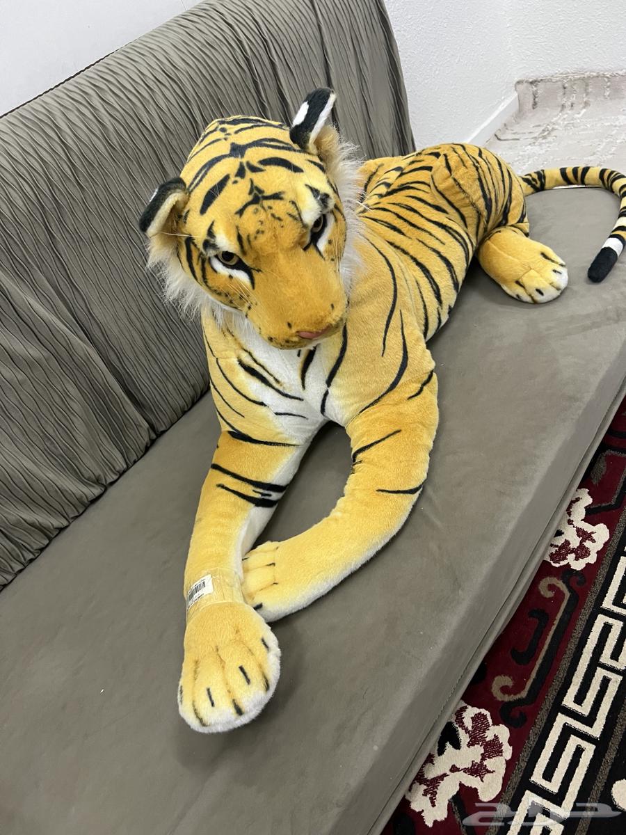 دمية نمر الاتحاد للبيع ب 100 ريال64606276681858111