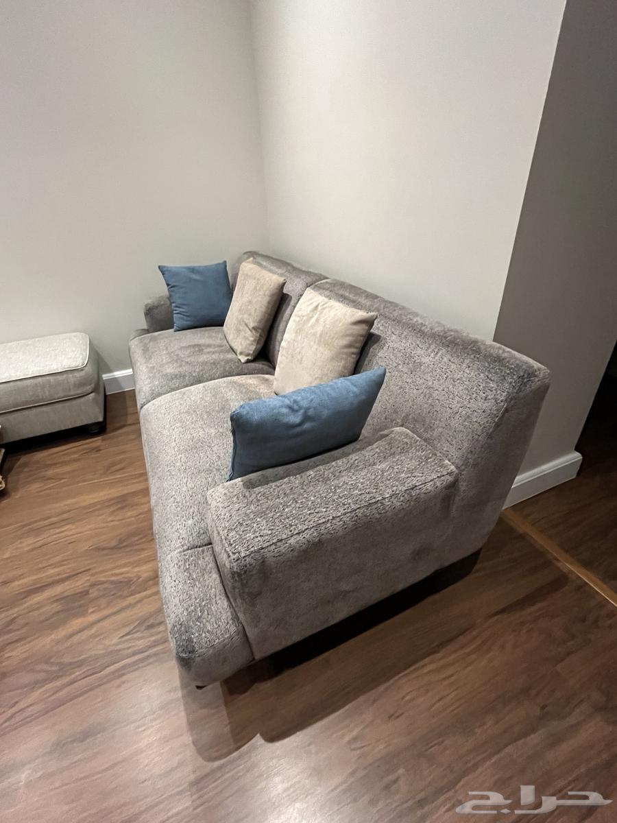 كنبه قماشيه 3 مقاعد من هوم سنتر64615423678082110