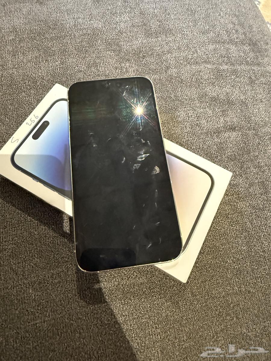 آيفون 14 برو ماكس بحاله ممتازه بطاريه 80 معو كل اغراضه64611592918785111