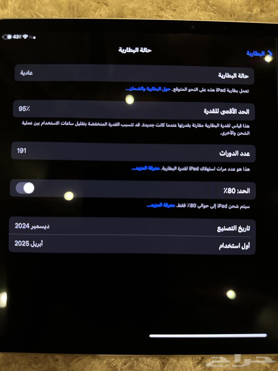 ايباد برو 2024 256 قيقا شريحة 5G64615657982721114