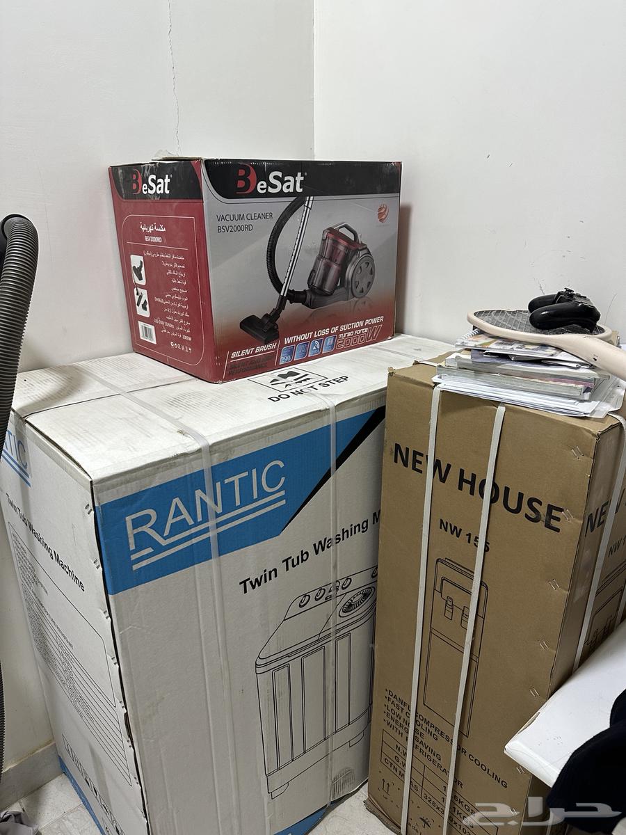 غسالة ملابس وبرادة ماء ومكنسة كهرب جديد64612610247682113