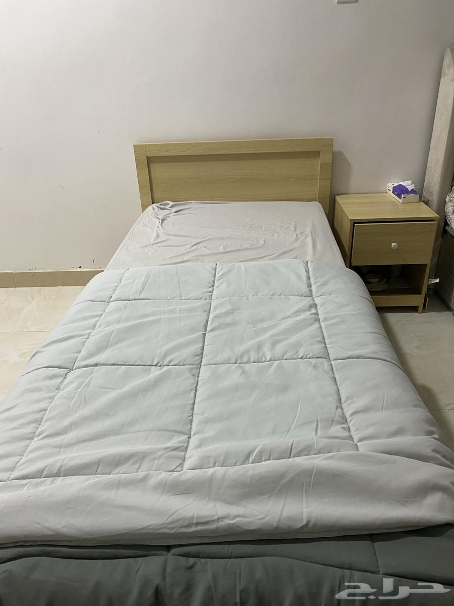 سرير نفر بدون مرتبه مع كوميدا و دولاب64615127993474110