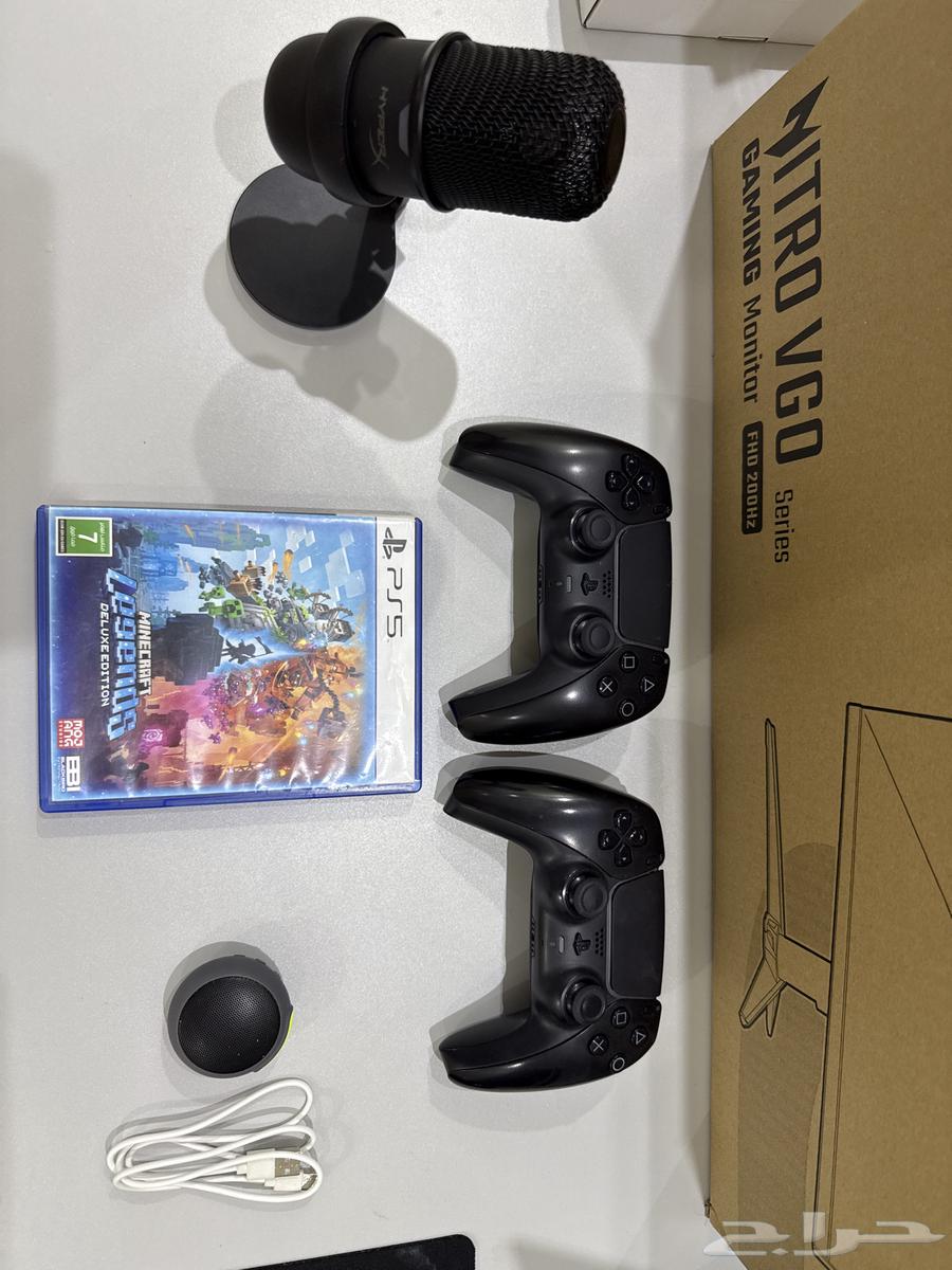 بكج قيمرز فاخر PS5 شاشة 200Hz مايك HyperX السعر (2900)64615287968514111