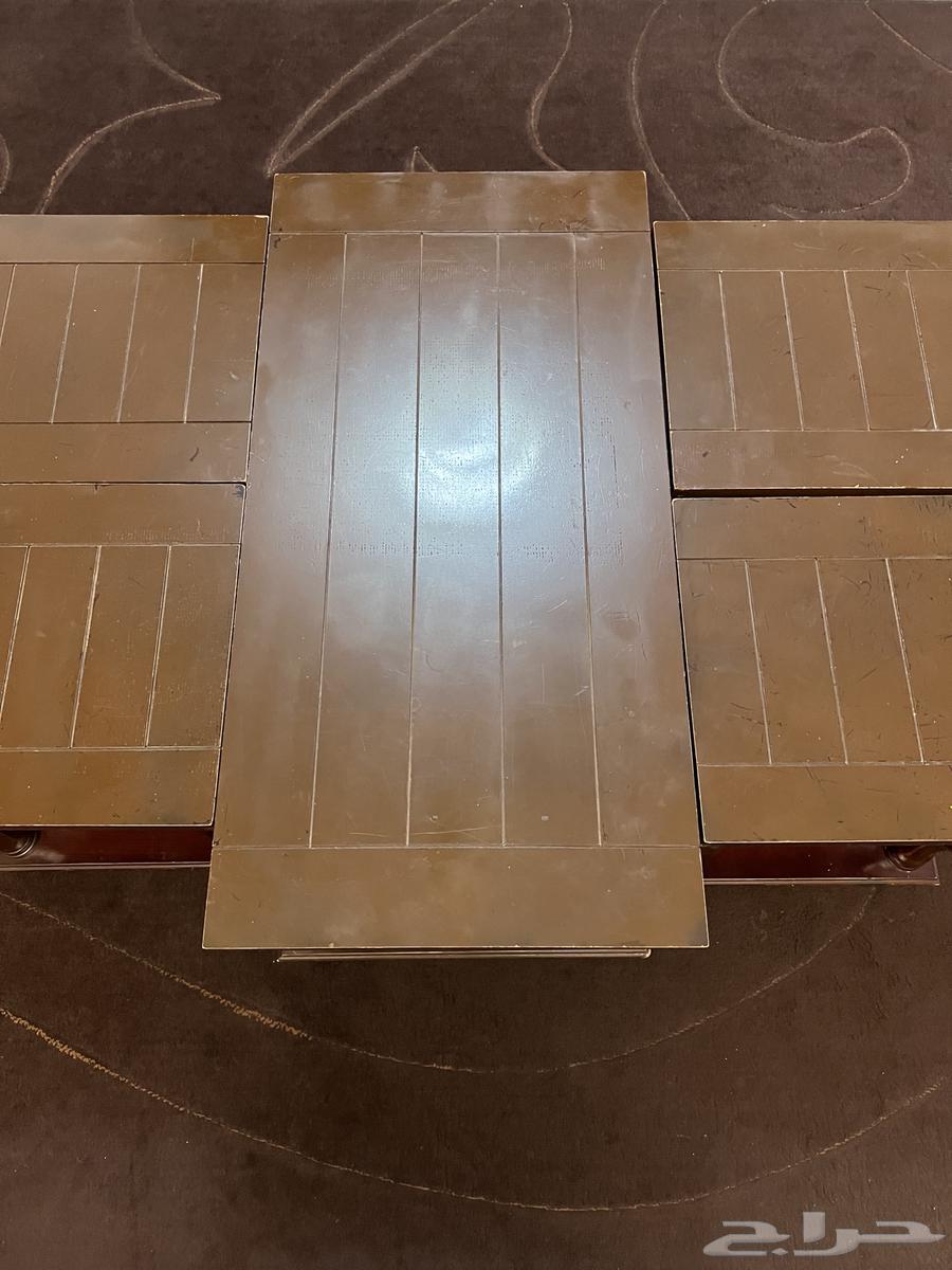 اثاث كنب وفرشة وطاولة ونجفة وستائر64610480571267111