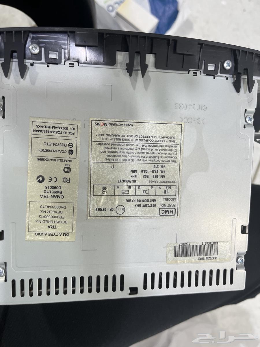 راديو اصلي سنتافي مع شاشتين خلفيه شبة جديدة64614285242370112