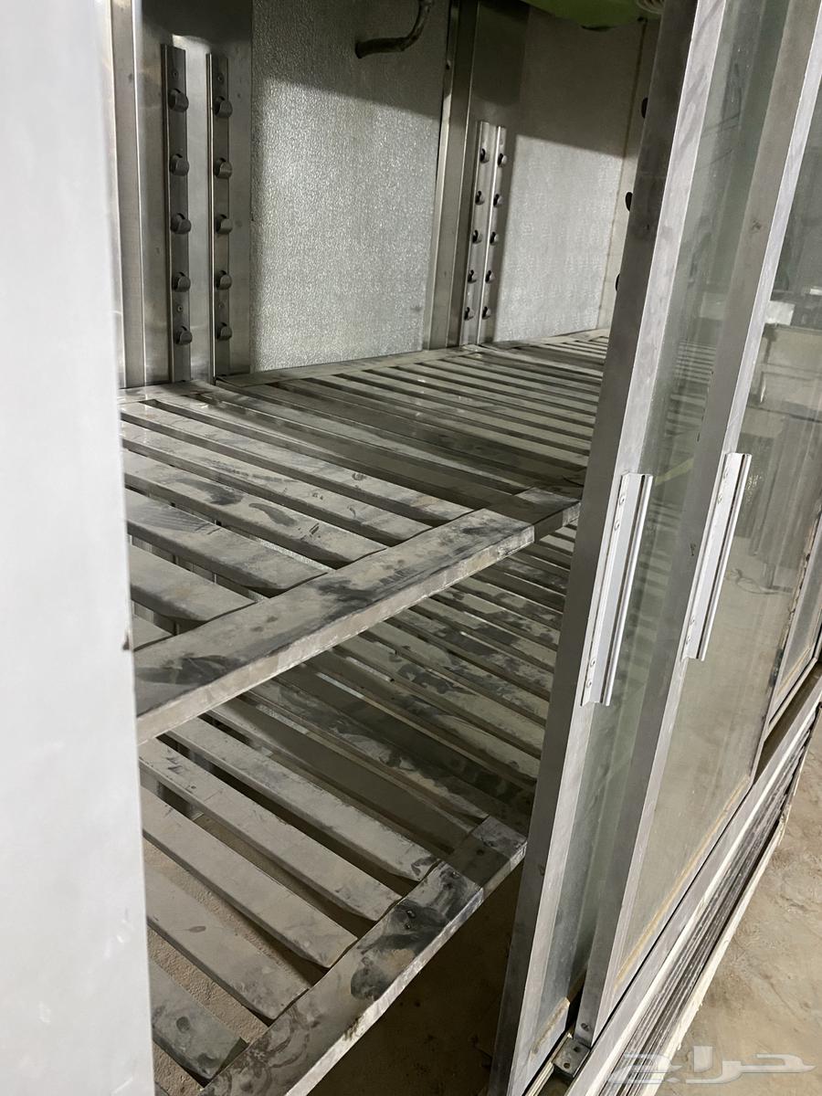 معدات مطعم ثلاجة 3 أبواب قزاز ستيل ثلاجات شركة الجزيره64612760866818112