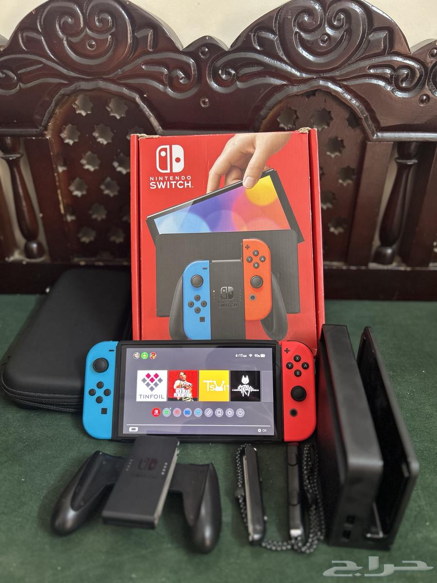 جهاز نينتاندو سويتش معدل نظام الأصلي و المعدل الذاكره 1 تير64615732292482110