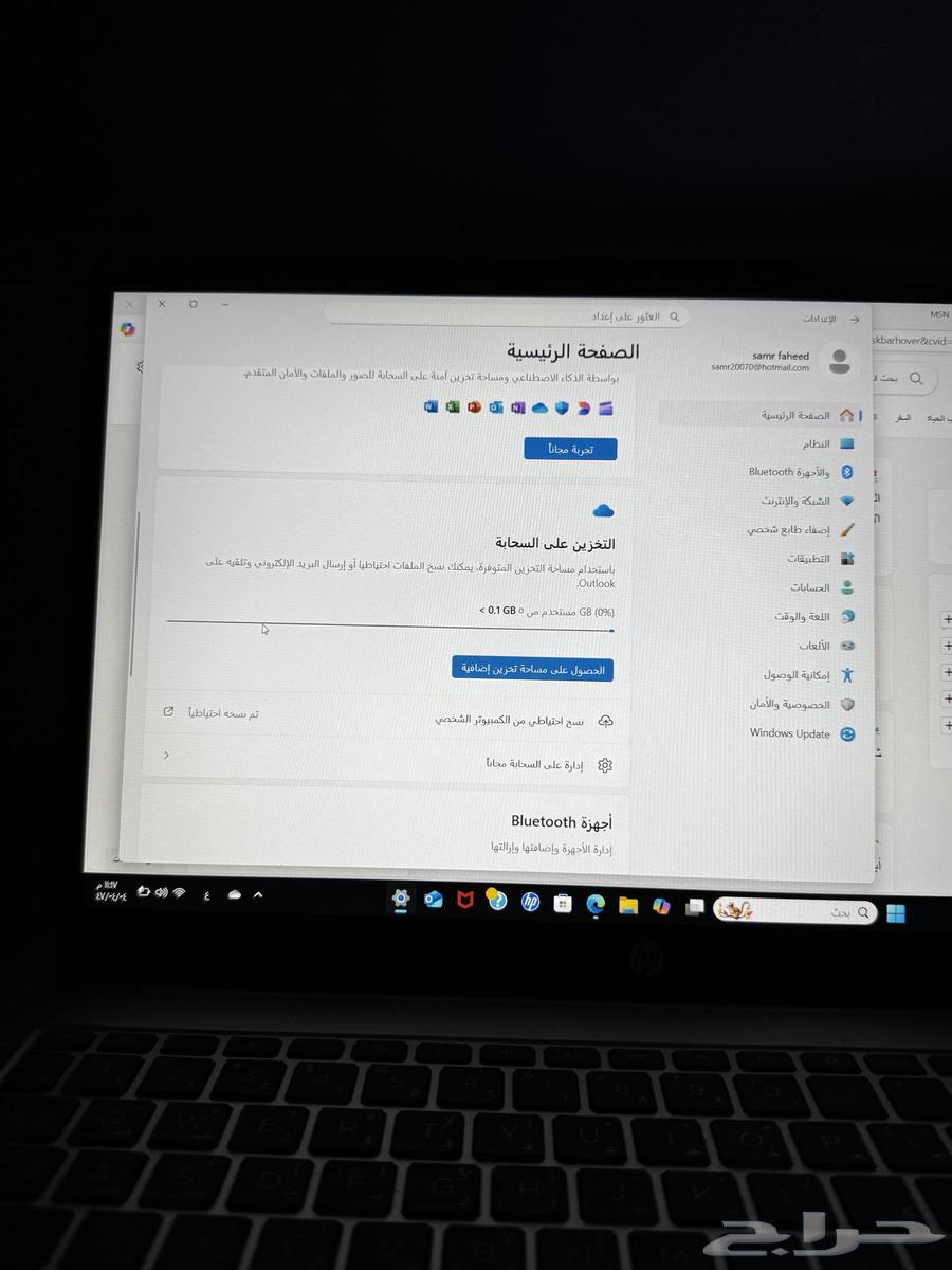 لابتوب hp جديد استخدام اسبوع بكامل اغراضه64610392450690111