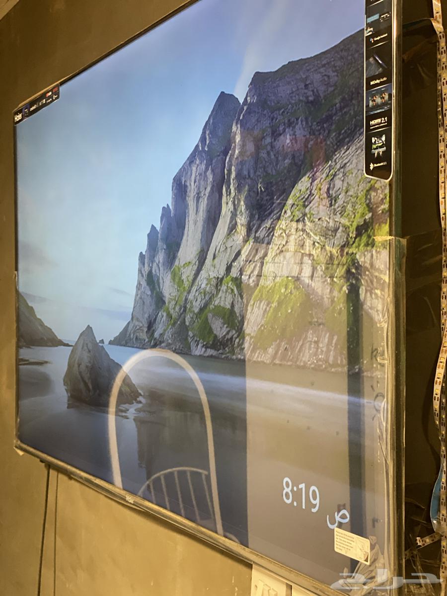 تلفاز 58 بوصة من شركة hair بحالتة الجديدة64607731822721110