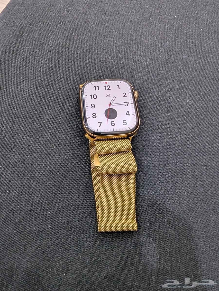 ساعة ابل تيتانيوم. ذهبي64612127495425110