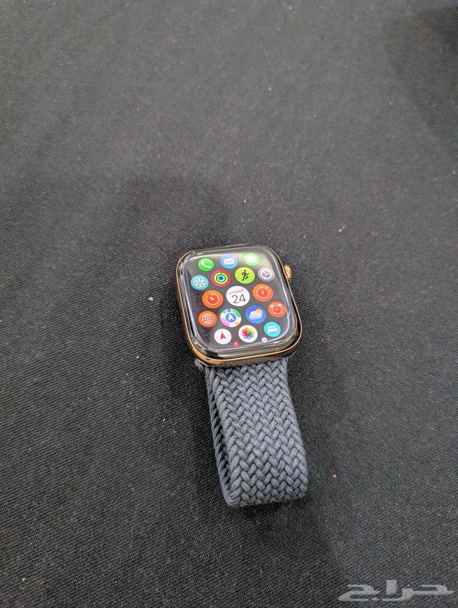 ساعة ابل تيتانيوم. ذهبي64612127495425114