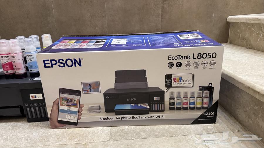 طابعة EPSON شبه جديد نظيف 6 الوان ( شامل الفحص مجانا )64619967545474110