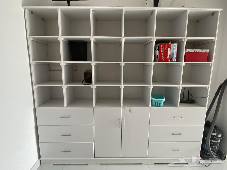 2 دولاب تخزين كبيرة ( ابيض - بيج) ب 800 قابل للتفاوض64610530534659112