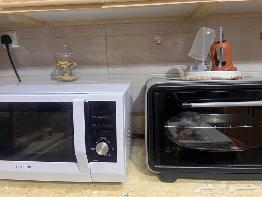 مايكرويف جديد جد ا و فرن بحالة ممتازة64614110852355110