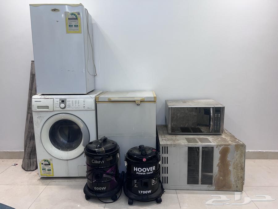 للبيع مكيف 18   وثلاجة فريزر  غسالة سامسونج 5k  مكرويف64611967497346111