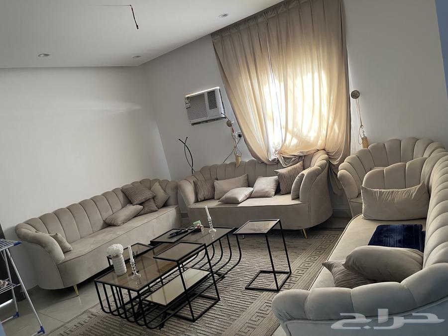 كنب نضيف ثلاث كبار وثنين زوايا مع ستاره64615769523202111