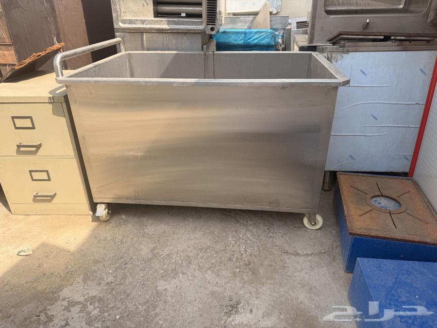 حوض ستيل غسيل الدجاج مع كفرات 120 سم x 77 سم عمق 65 سم جديد64608228129793111