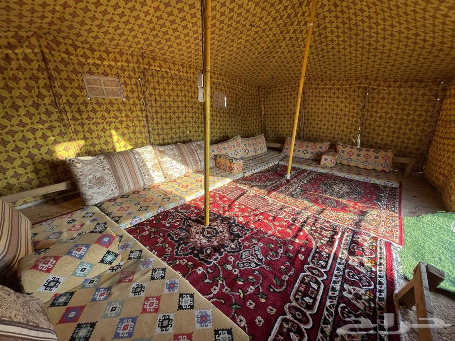 مخيم للبيع كامل ومجهز يتكون المخيم من قسمين رجال - نساء64610728986371114