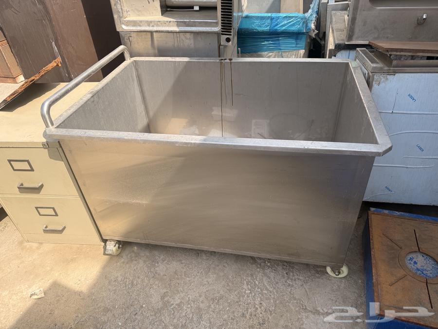 حوض ستيل غسيل الدجاج مع كفرات 120 سم x 77 سم عمق 65 سم جديد64608228129793112