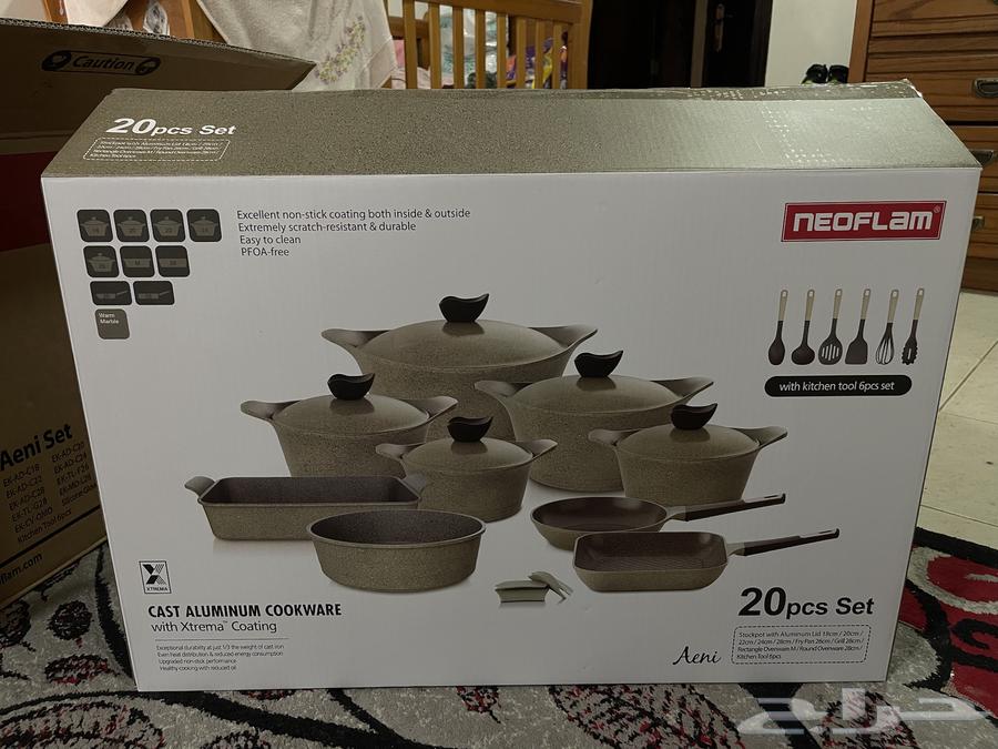 اطقم نيوفلام كوري 20قطعه64613557476097112