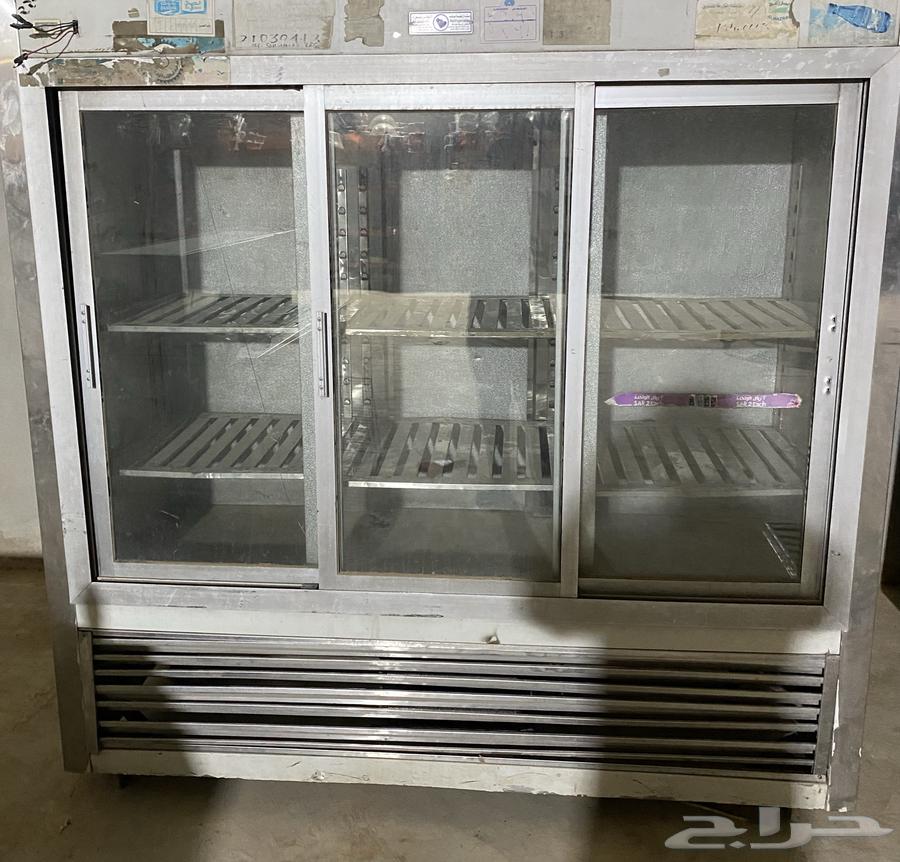 معدات مطعم ثلاجة 3 أبواب قزاز ستيل ثلاجات شركة الجزيره64612760866818110