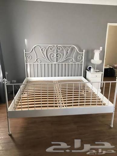 سرير ايكيا حديد ابيض64615386712194112