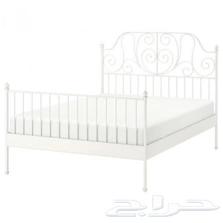 سرير ايكيا حديد ابيض64615386712194110