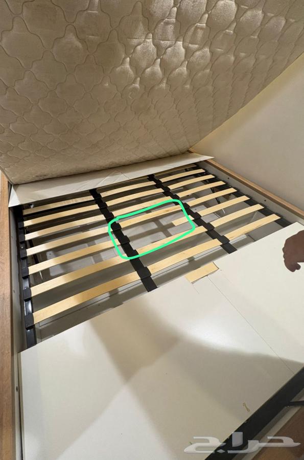 سرير هيدرولك 200x200 مستخدم استخدام نظيف مع مرتبه مجانا64613618478851114