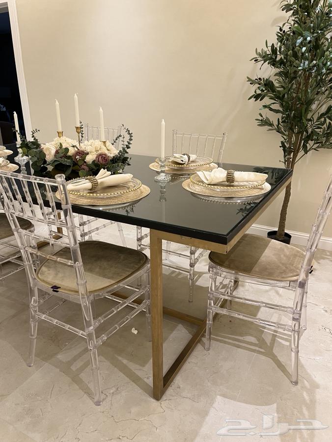 طاولة طعام فخمه 6 كراسي64608203095425112