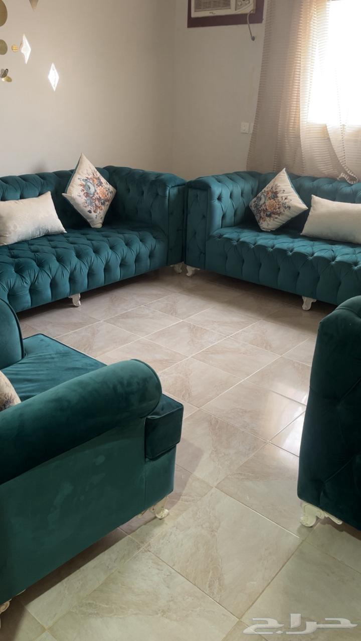 كنب للبيع 10 اشخاص شبه جديد64610169773315110