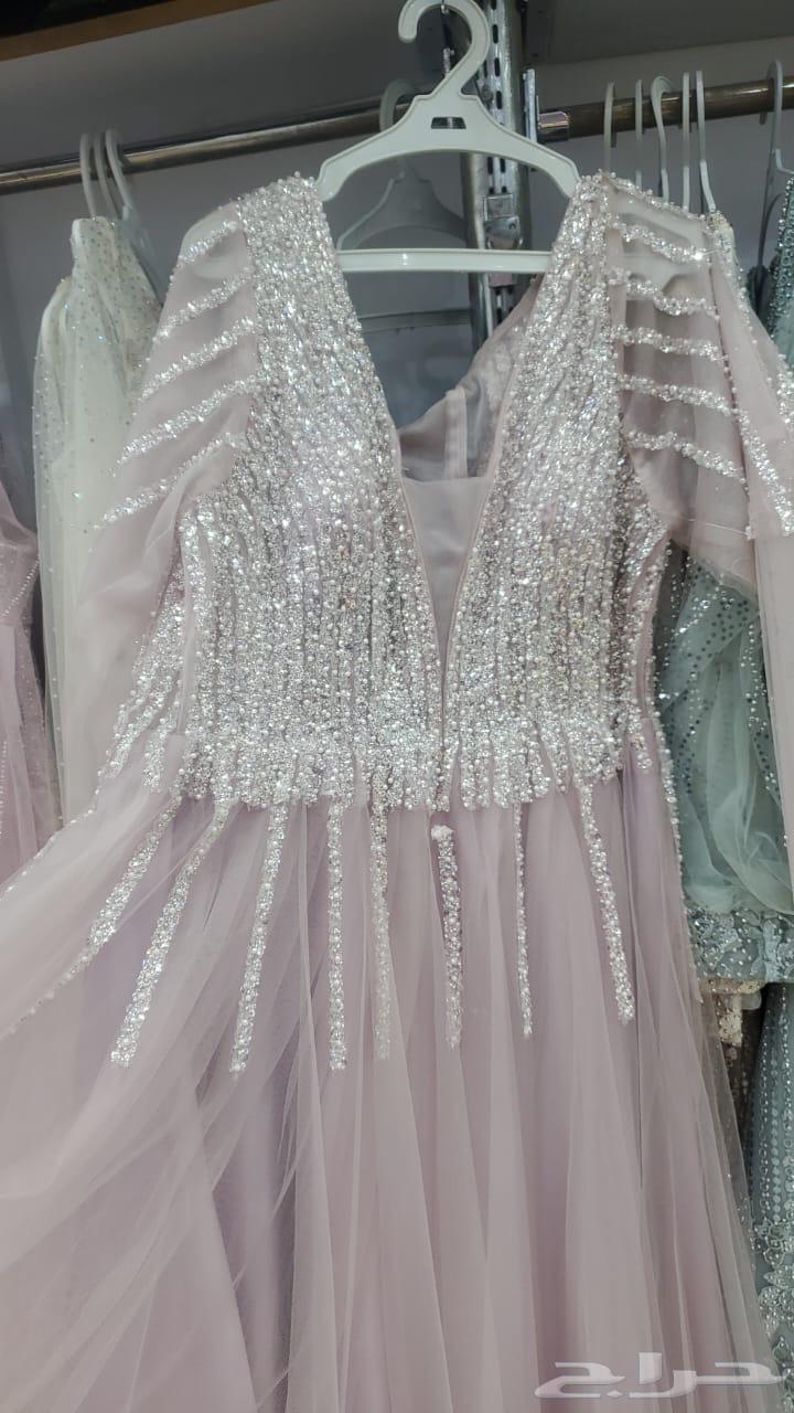 للبيع فستان سهره سماوي مانلبس ولا مره نفس هذا الفستان64613581786243110