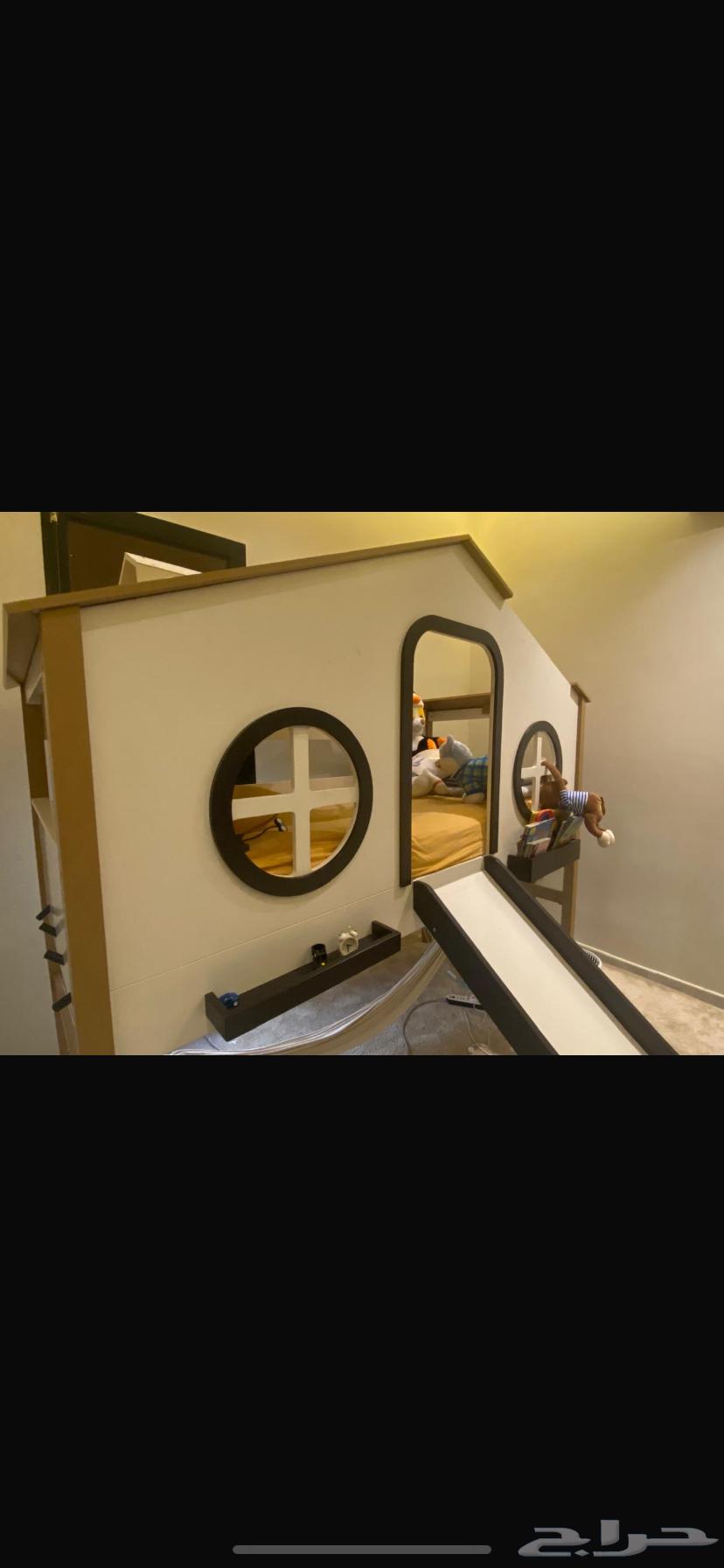 سرير اطفال مع زحليقه64609498237441111