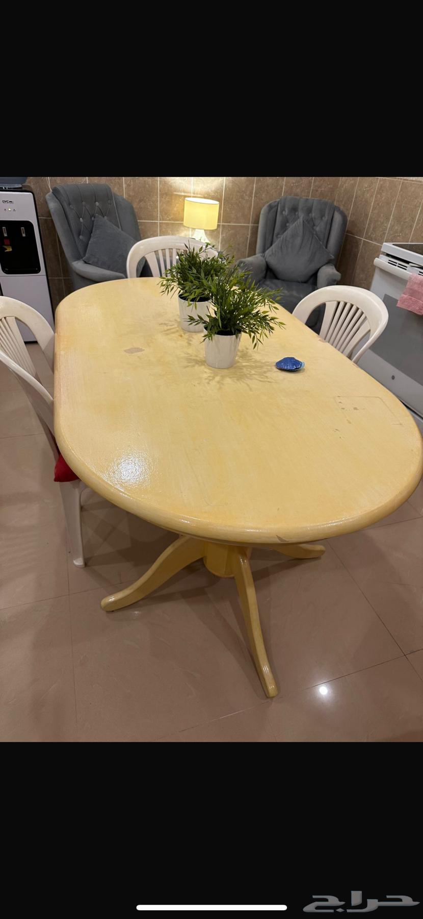 طاولة سفرة للبيع 100 ريال العرضx الطول  155x9064614509488257111