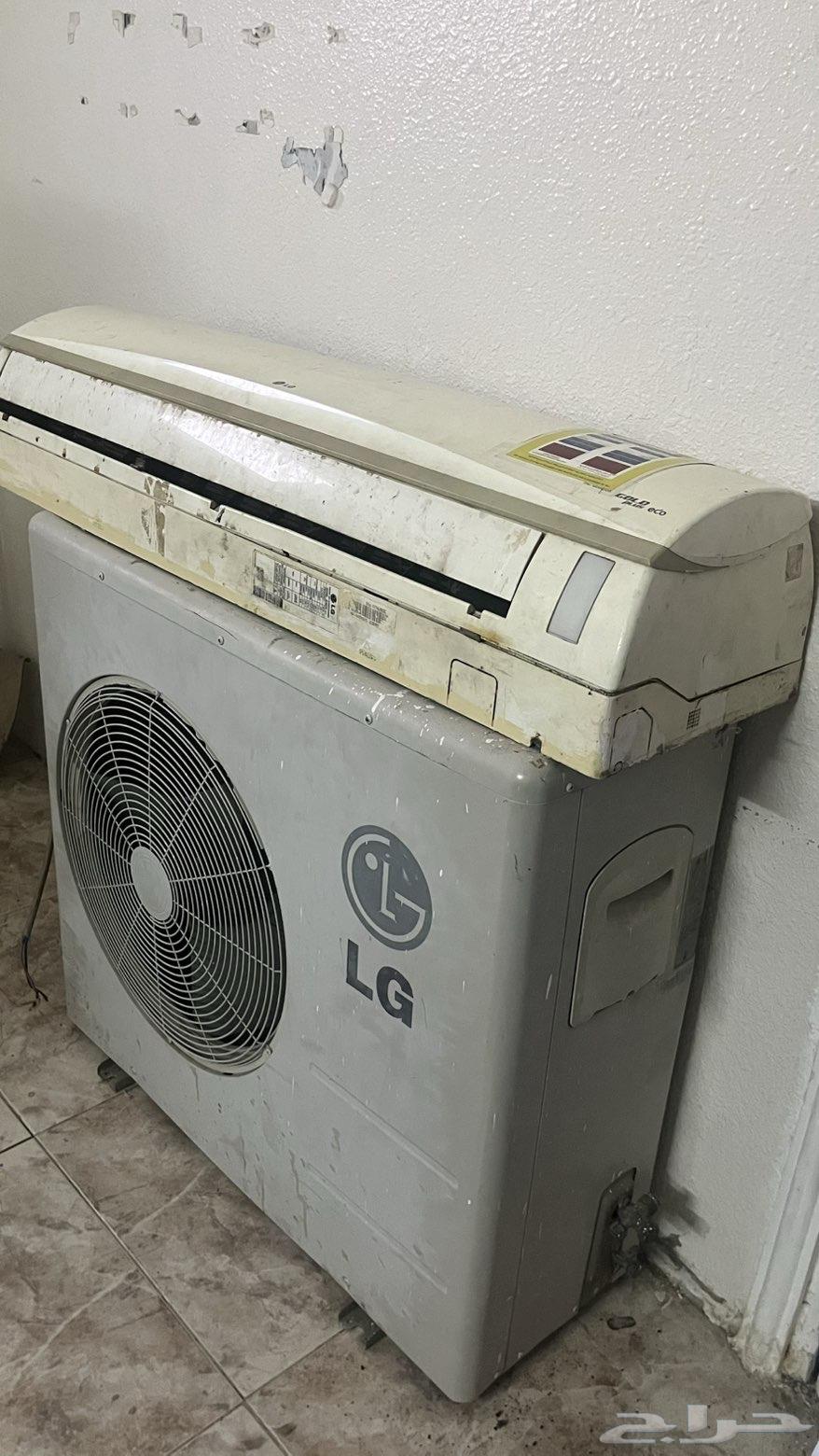 LG 2014 مقاس 18 المكيف في حالة جيدة بس ناقصه مواسير وبس شغا64613483018753111