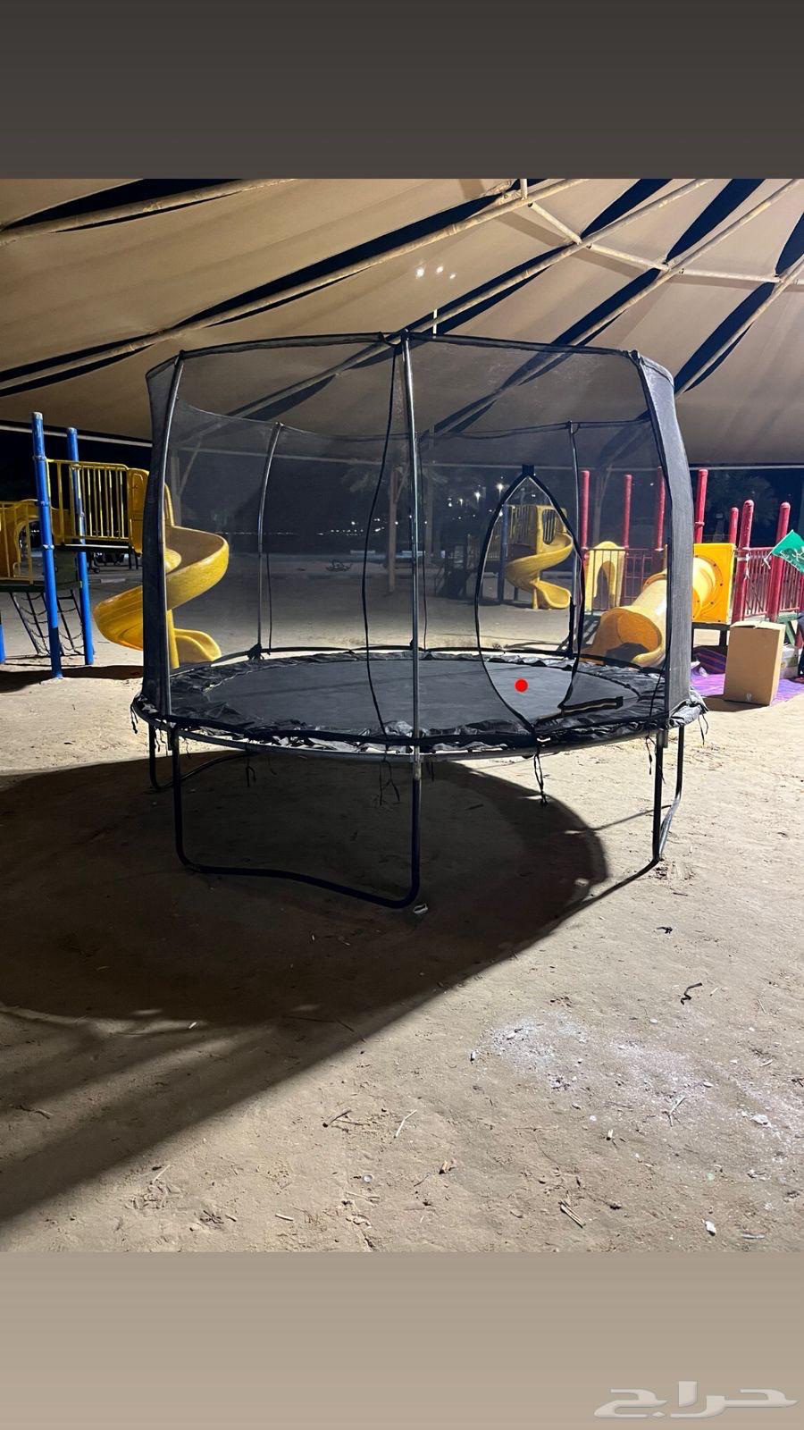 نطيطة ترامبليين مقاس 12 استخدام سلم 3 درجات64612090814977110