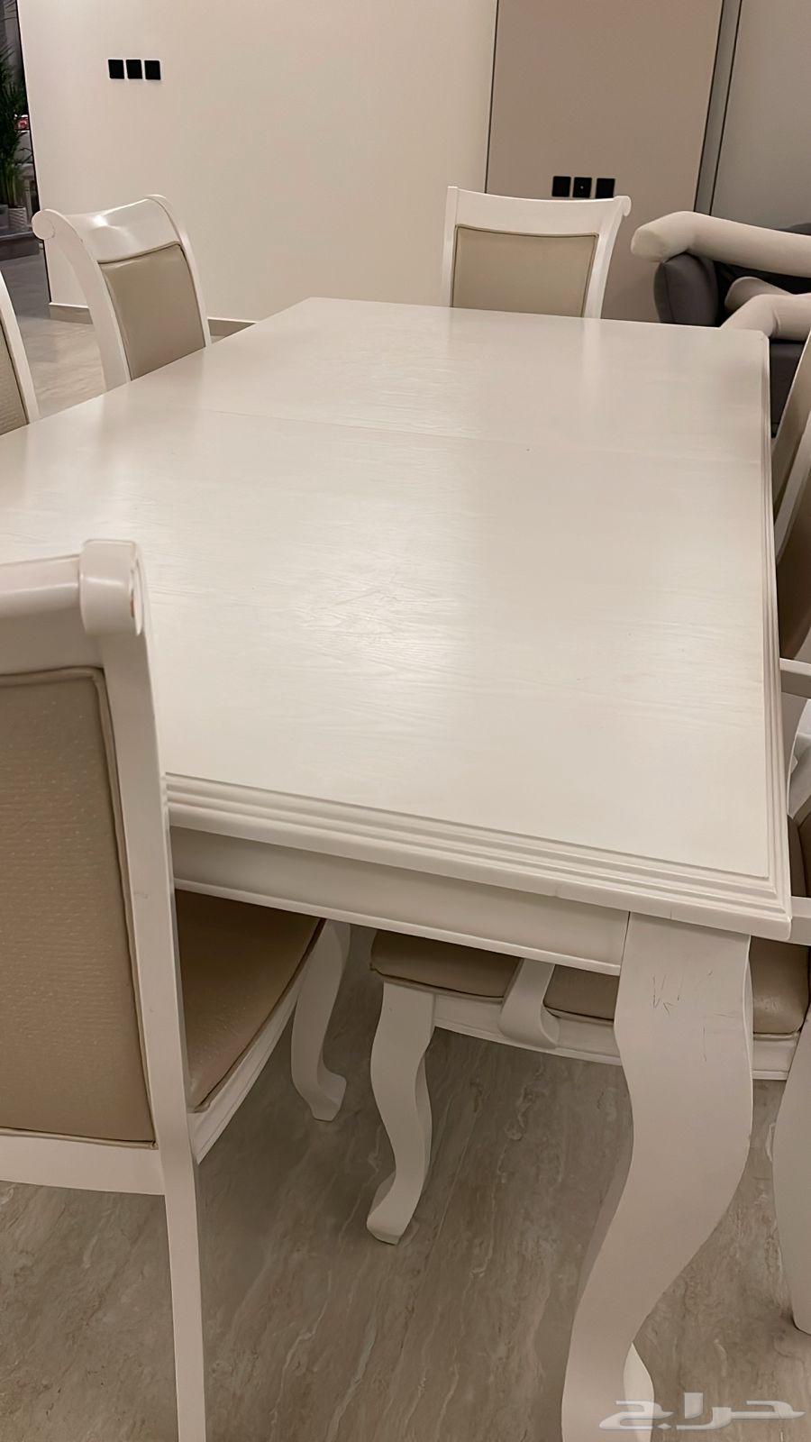 طاولة أكل 8 كراسي للبيع dining table for sale64613325201154111
