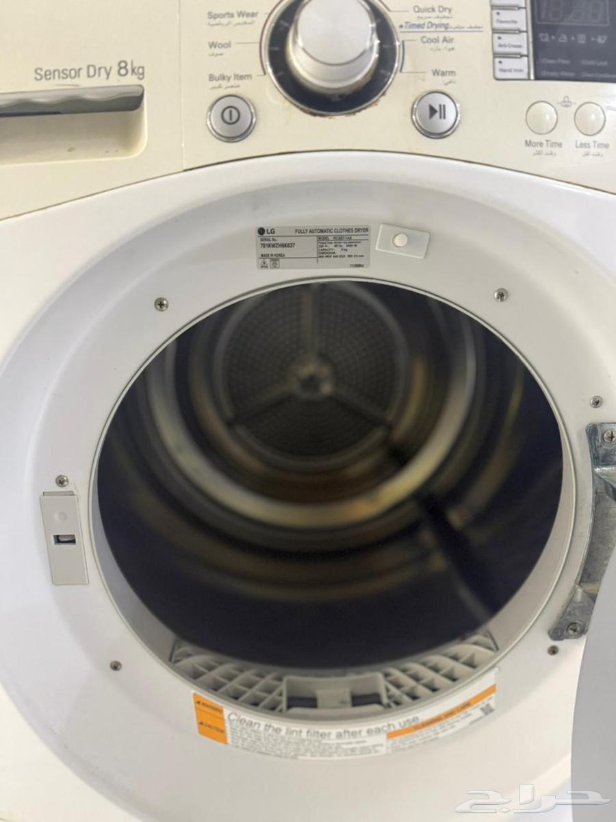 مجفف ملابس شركة LG للبيع64609957908483110