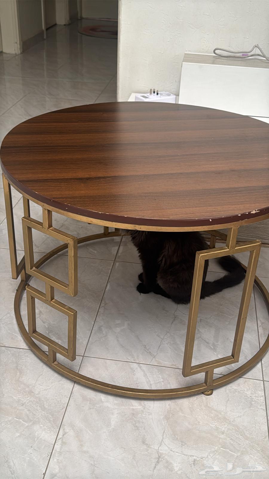 Furniture for Sale – Interested Parties Please Contact Privately; Beige Table with Heater64620917320066113