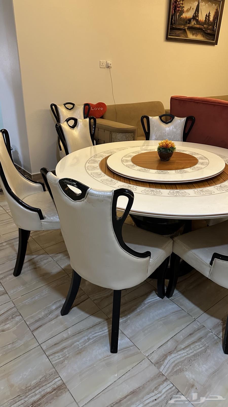 Large Dining Table with 8 Chairs64618438610434111