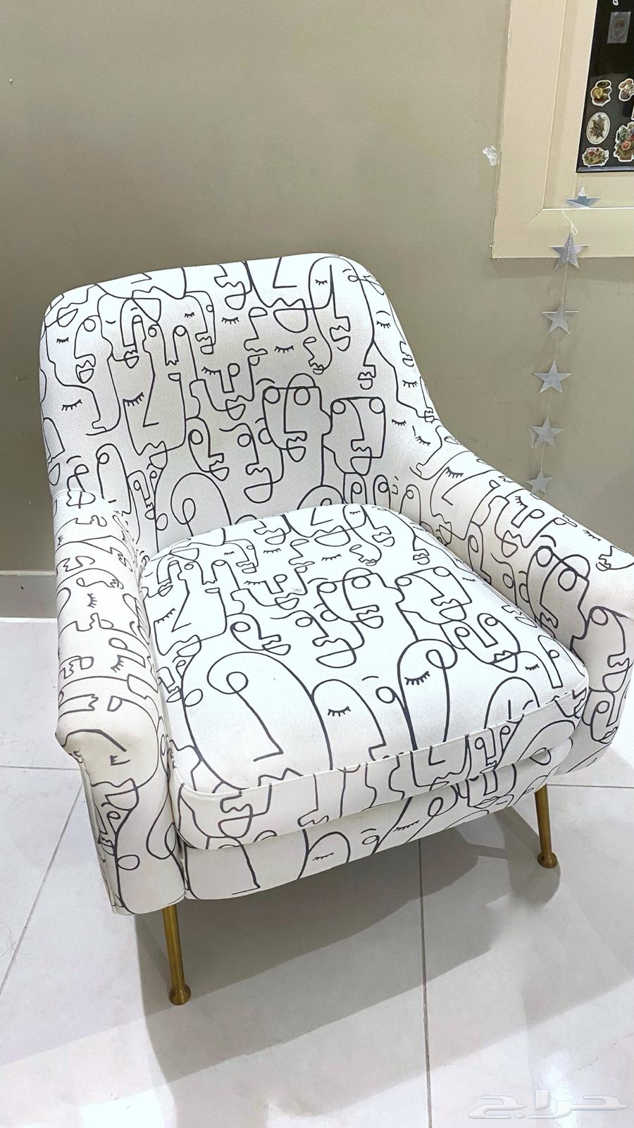 للبيع   كرسي كنبة فردي من هوم سنتر64625075174913111