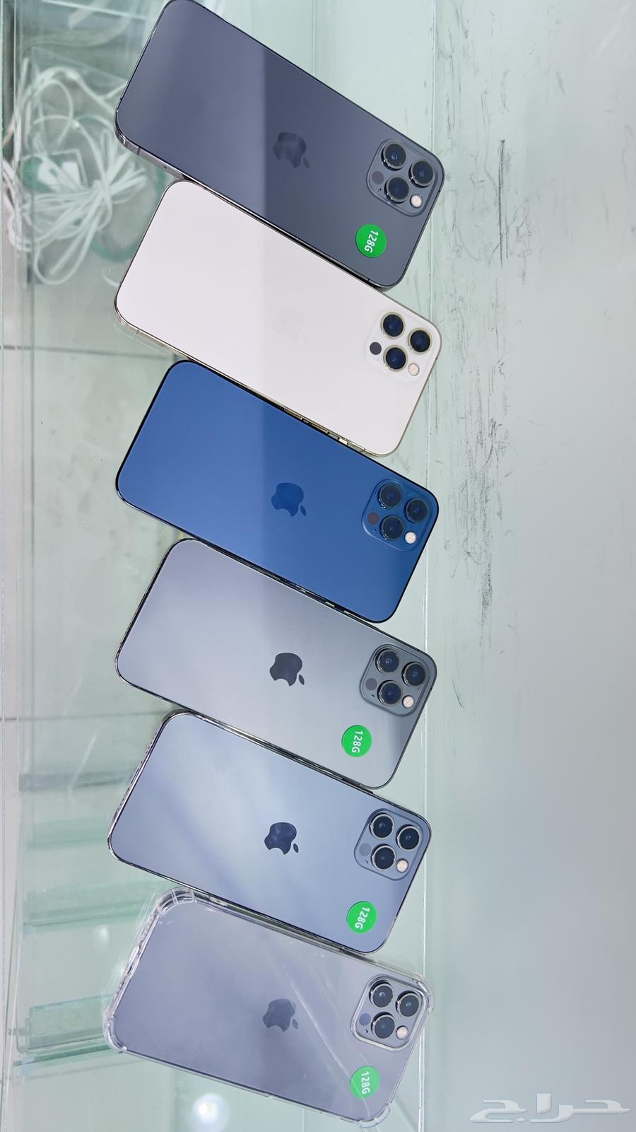 آيفون 12 برو بسعة 128 جيجابايت متوفر بألوان مختلفة64617200647939110