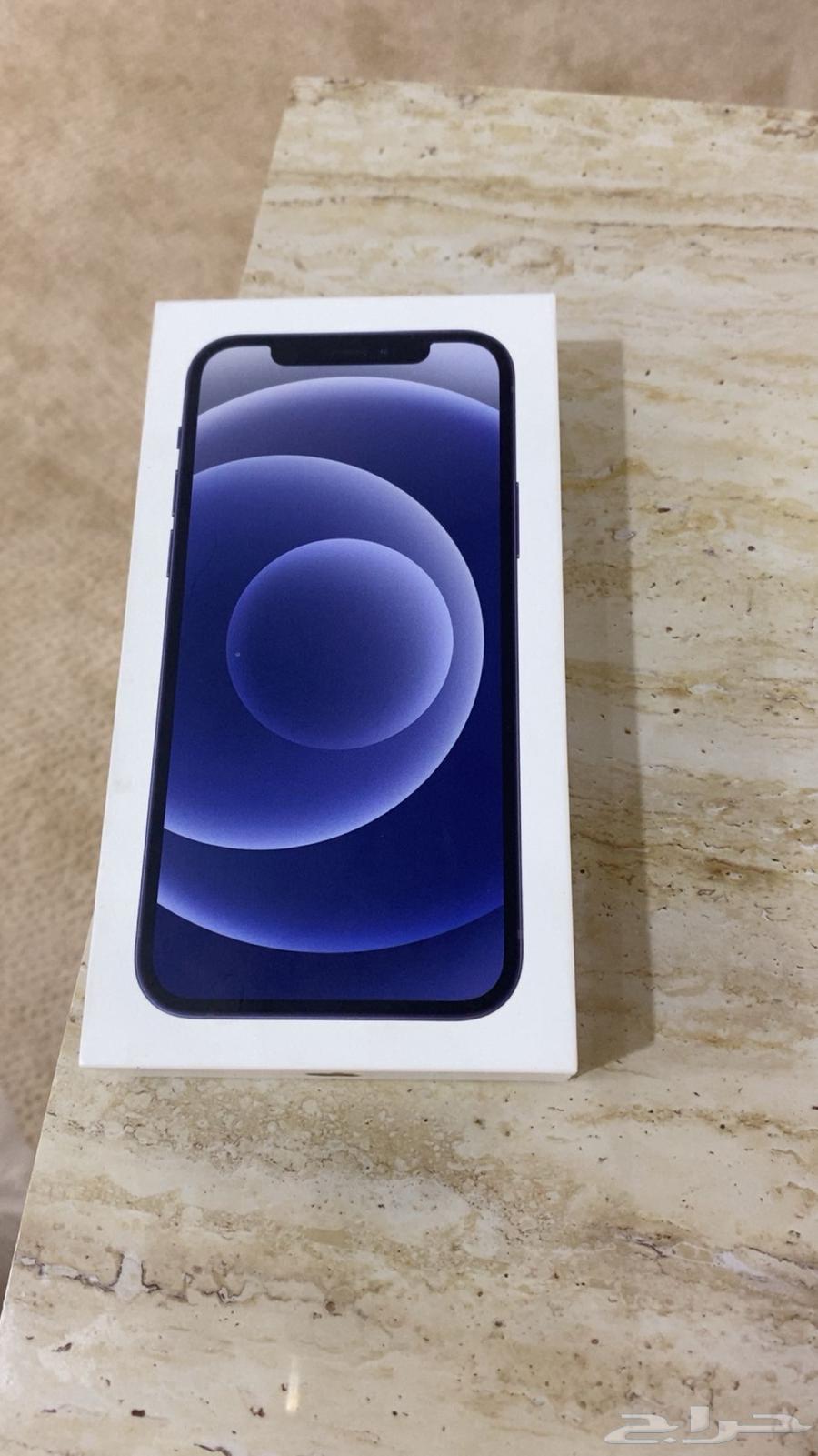 آيفون 12 نظيف ما في أي شيء شغل مع أغراضه كرتون شاحن ما فك64620480012034111