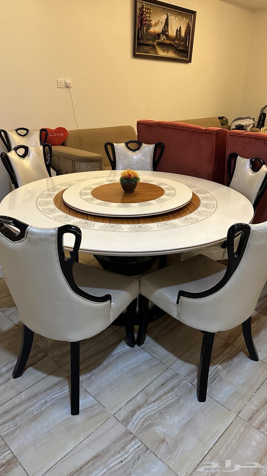 Large Dining Table with 8 Chairs64618438610434110