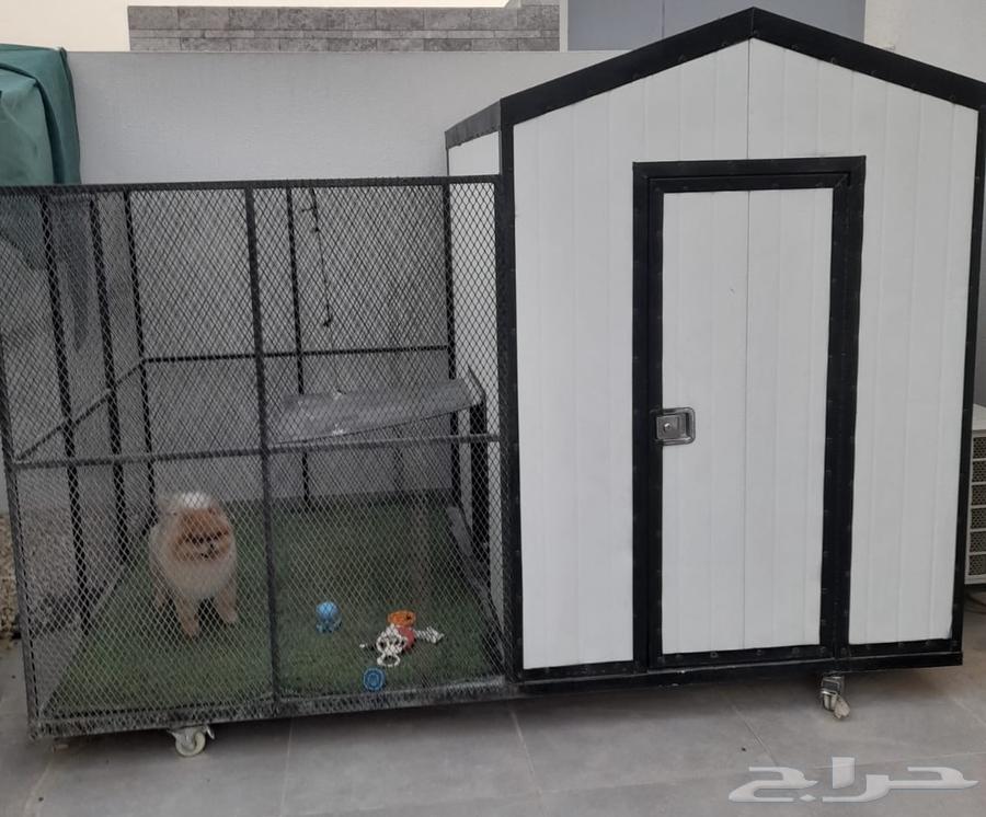 غرفة كلب مكيفة مع حوش خارجي64619280025985111